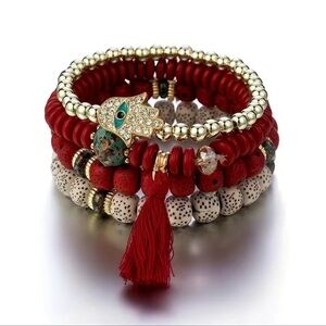 4 piece bohemian bracelet set NWT